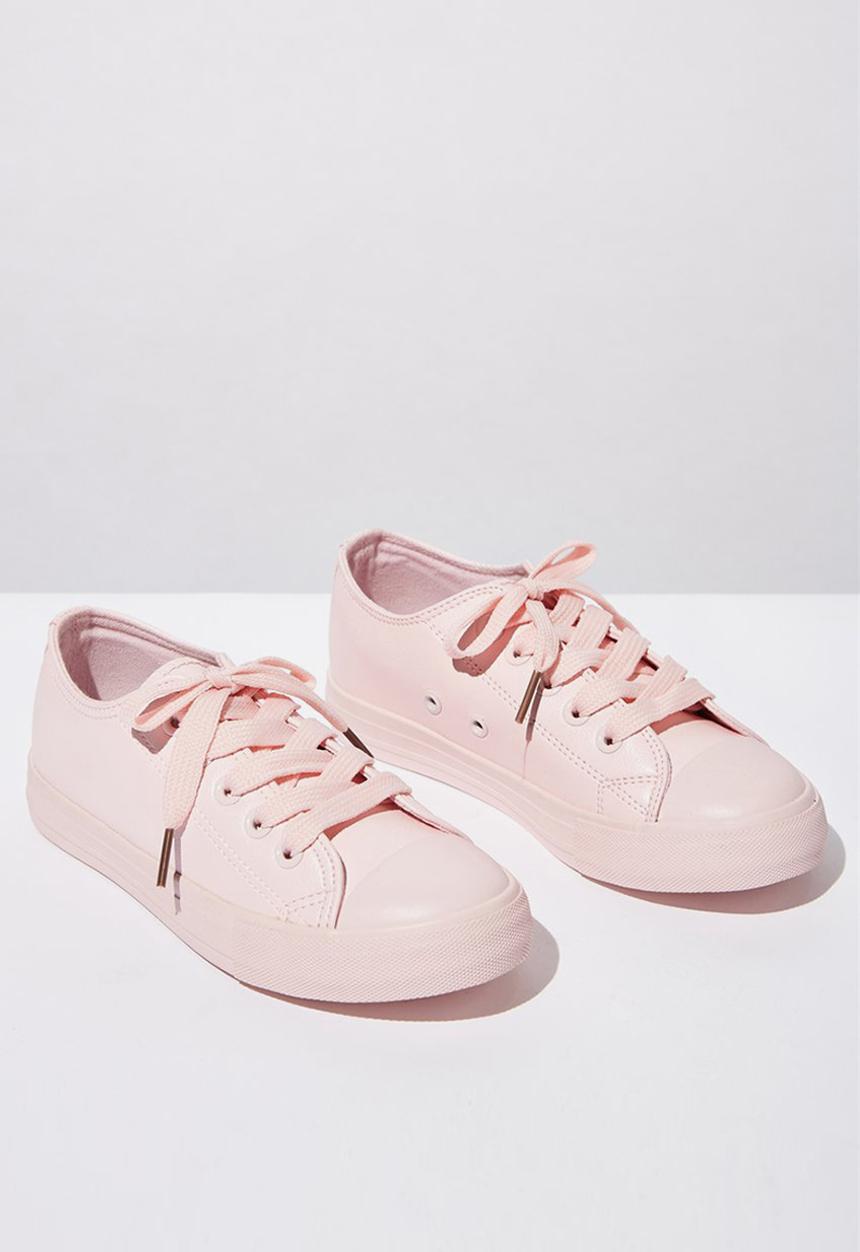 Cotton On - Classic trainer lace-up - pink