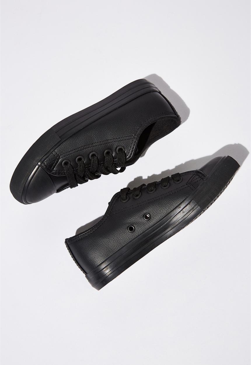 Cotton On - Classic trainer lace-up - black