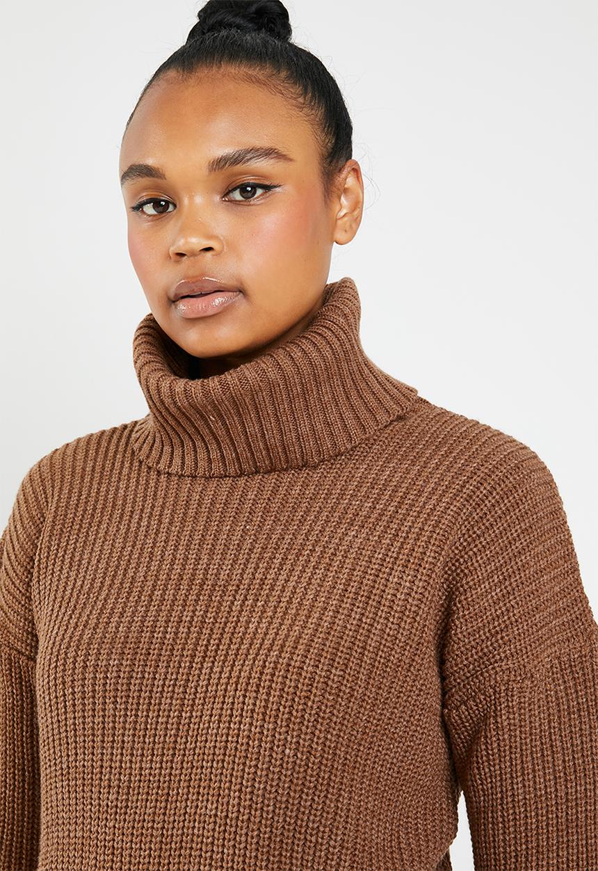 Superbalist - Chunky roll neck - rust