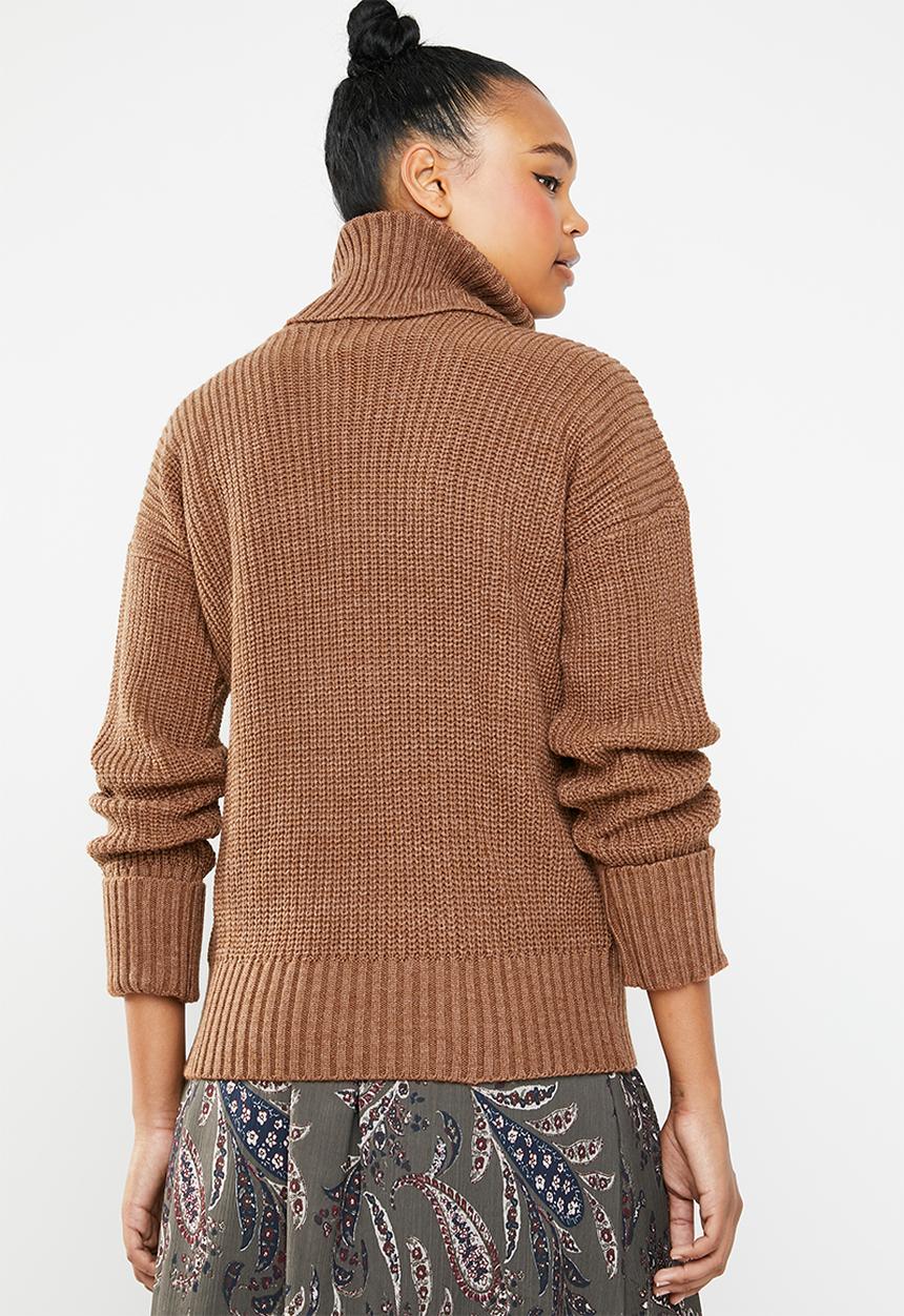 Superbalist - Chunky roll neck - rust