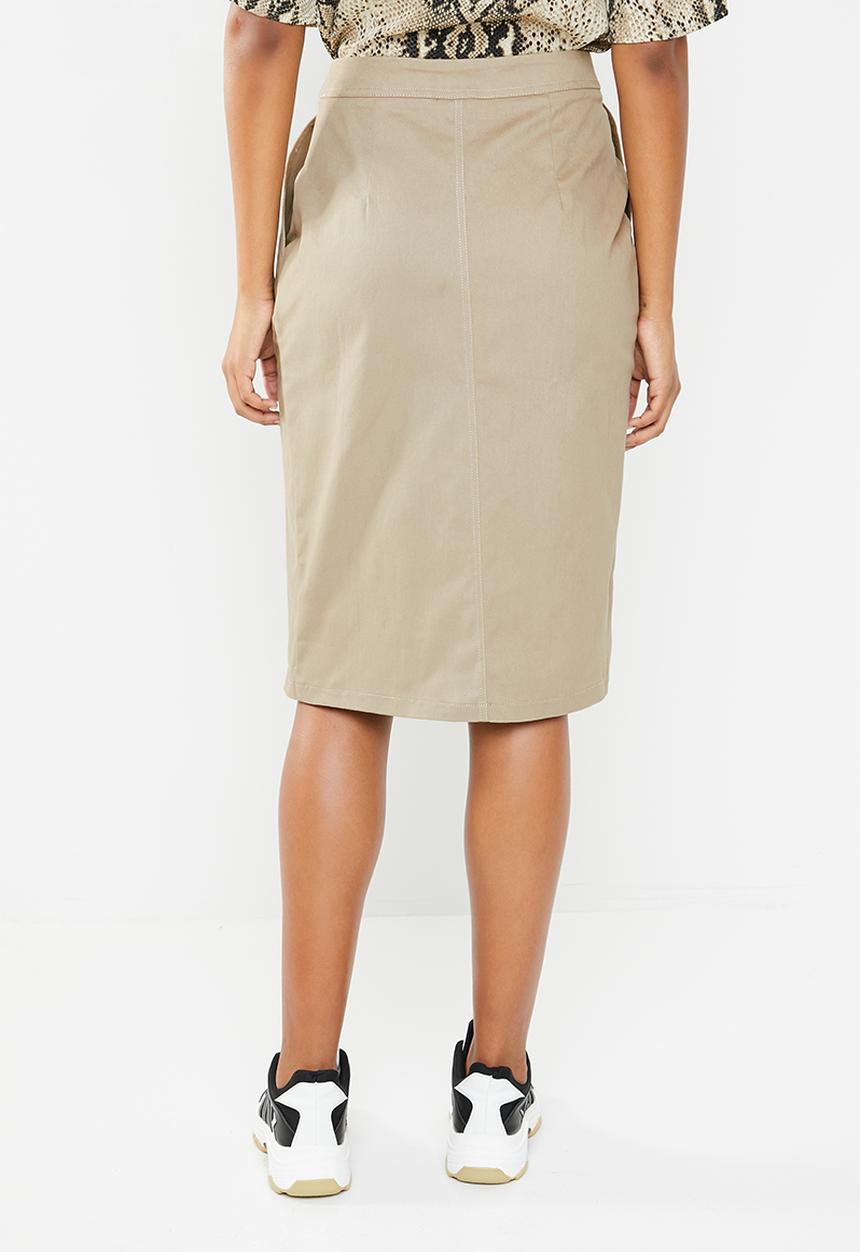 Superbalist - Utility pencil skirt - neutral