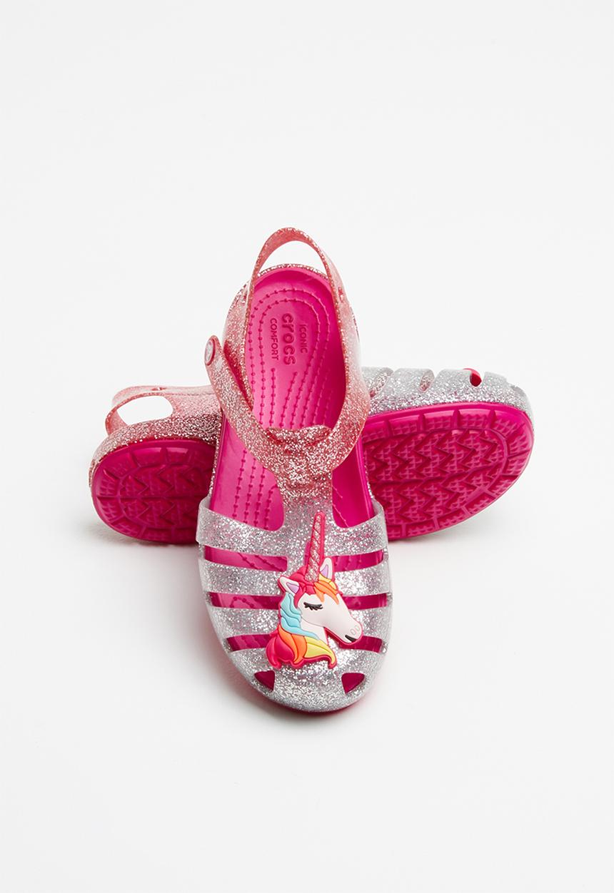 Crocs - Kids crocs isabella charm sandal k - pink