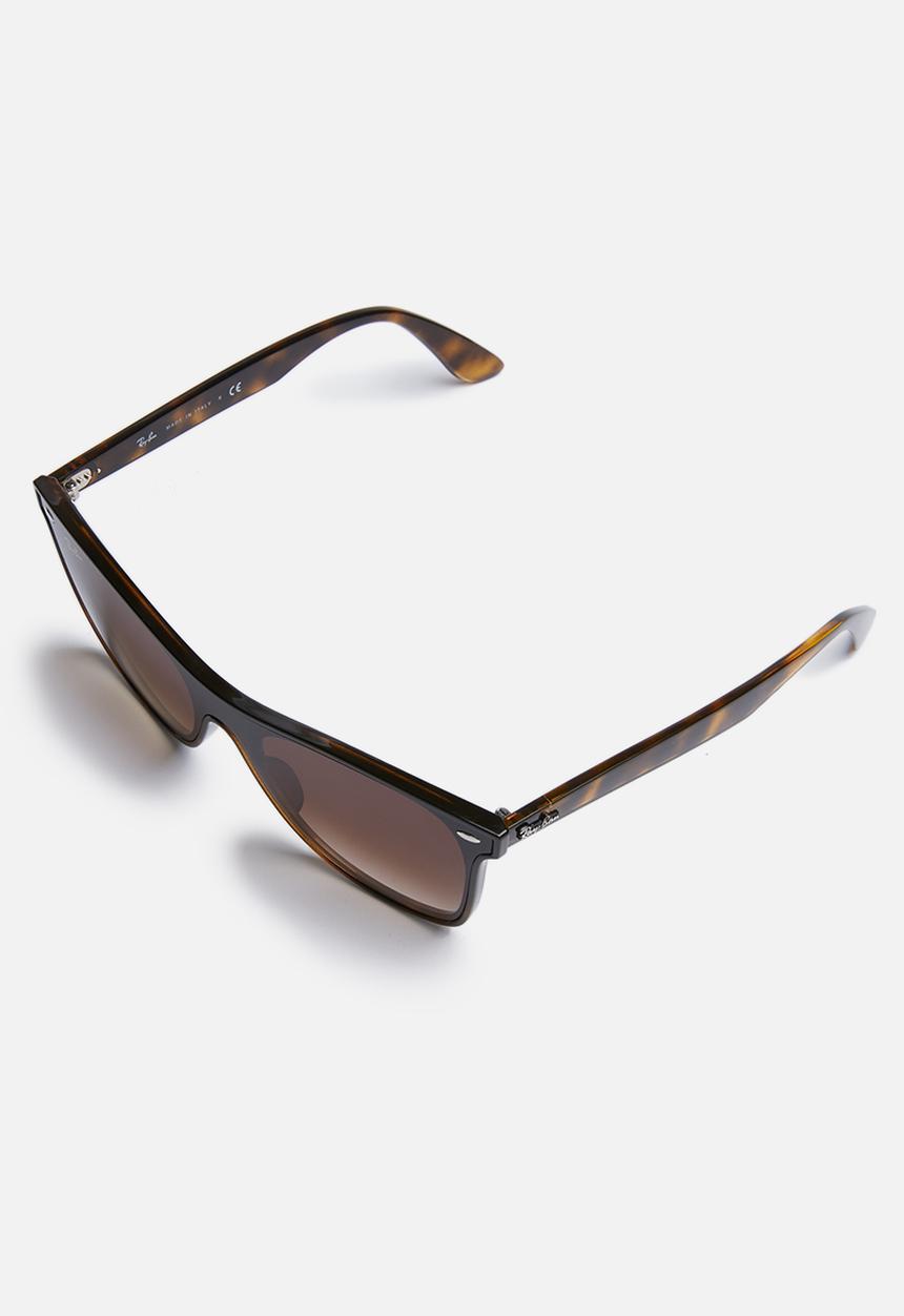 Ray-Ban - Ray-Ban blaze wayfarer sunglasses - brown