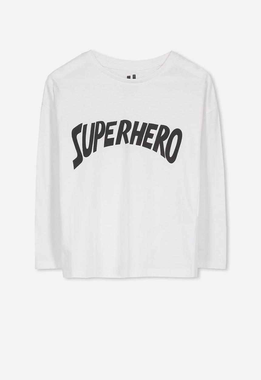 Cotton On - Penelope long sleeve tee - white