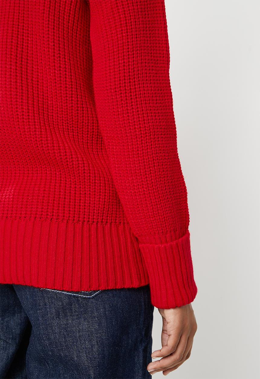 Superbalist - Chunky roll neck - red