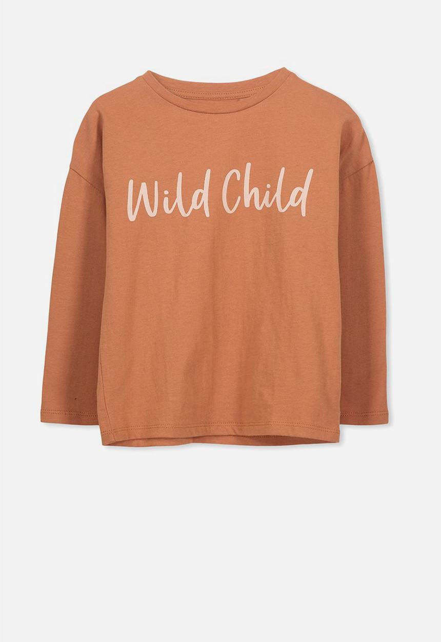 Cotton On - Penelope long sleeve tee - orange 
