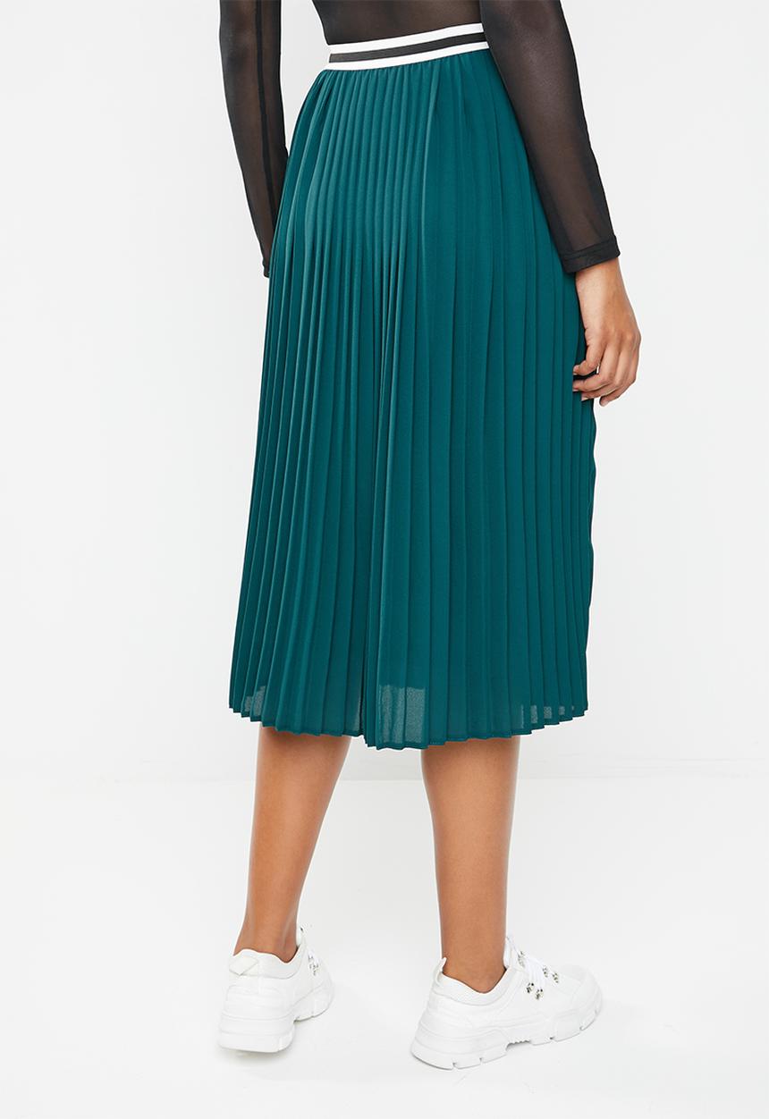 Superbalist - Pleated skirt - green