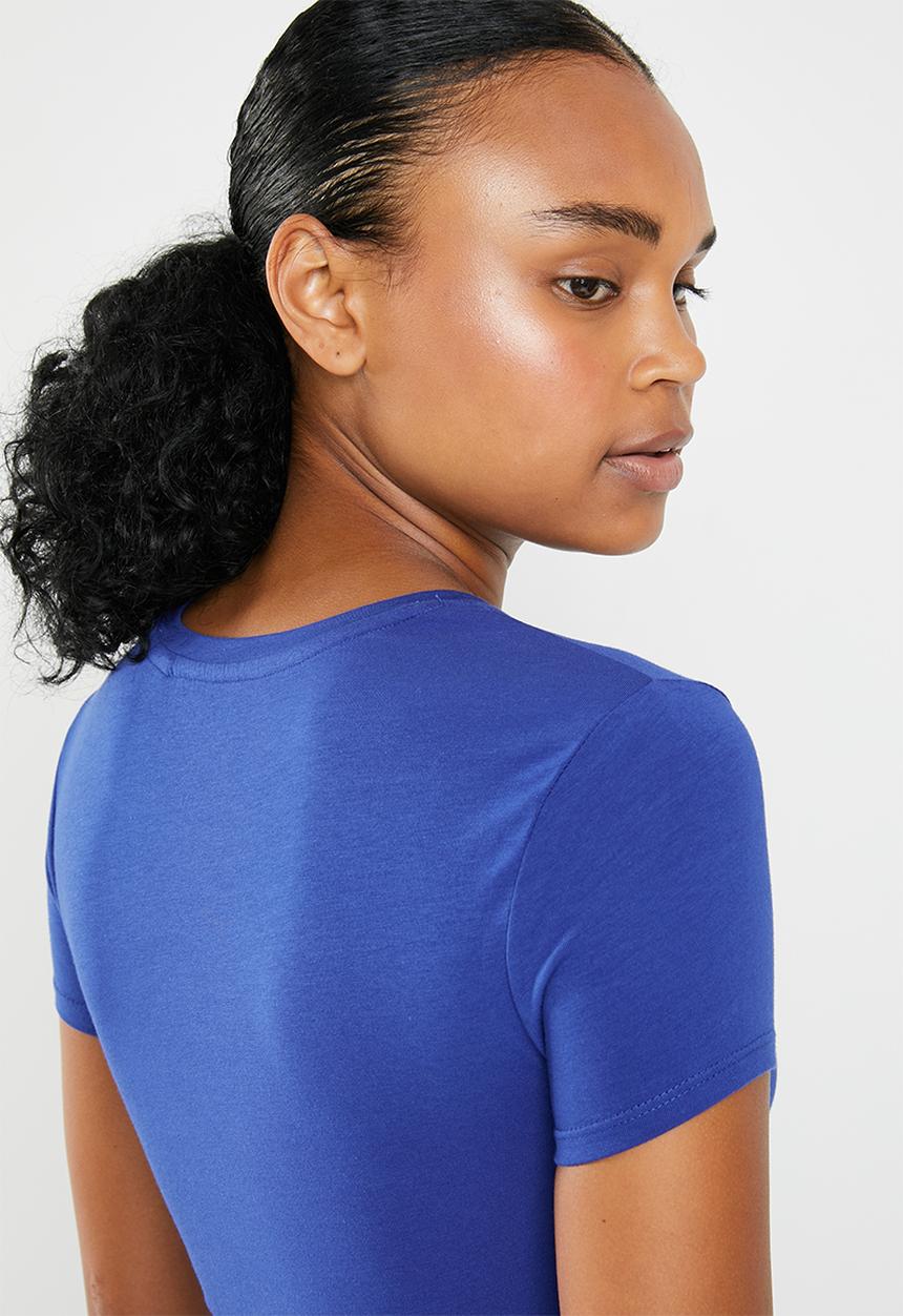 GUESS - Retro glitter R3 tee - blue