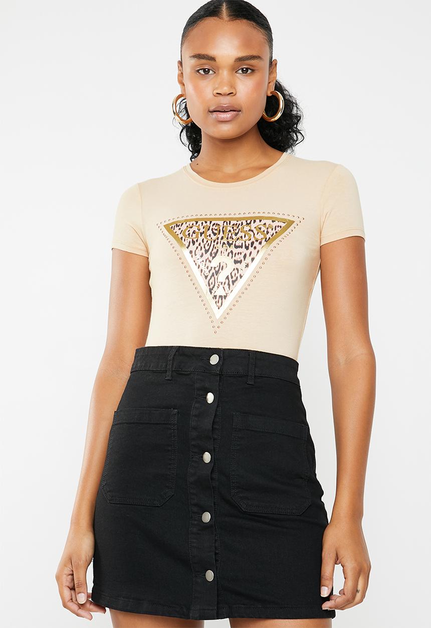 GUESS - Leo shine R3 tee - cream