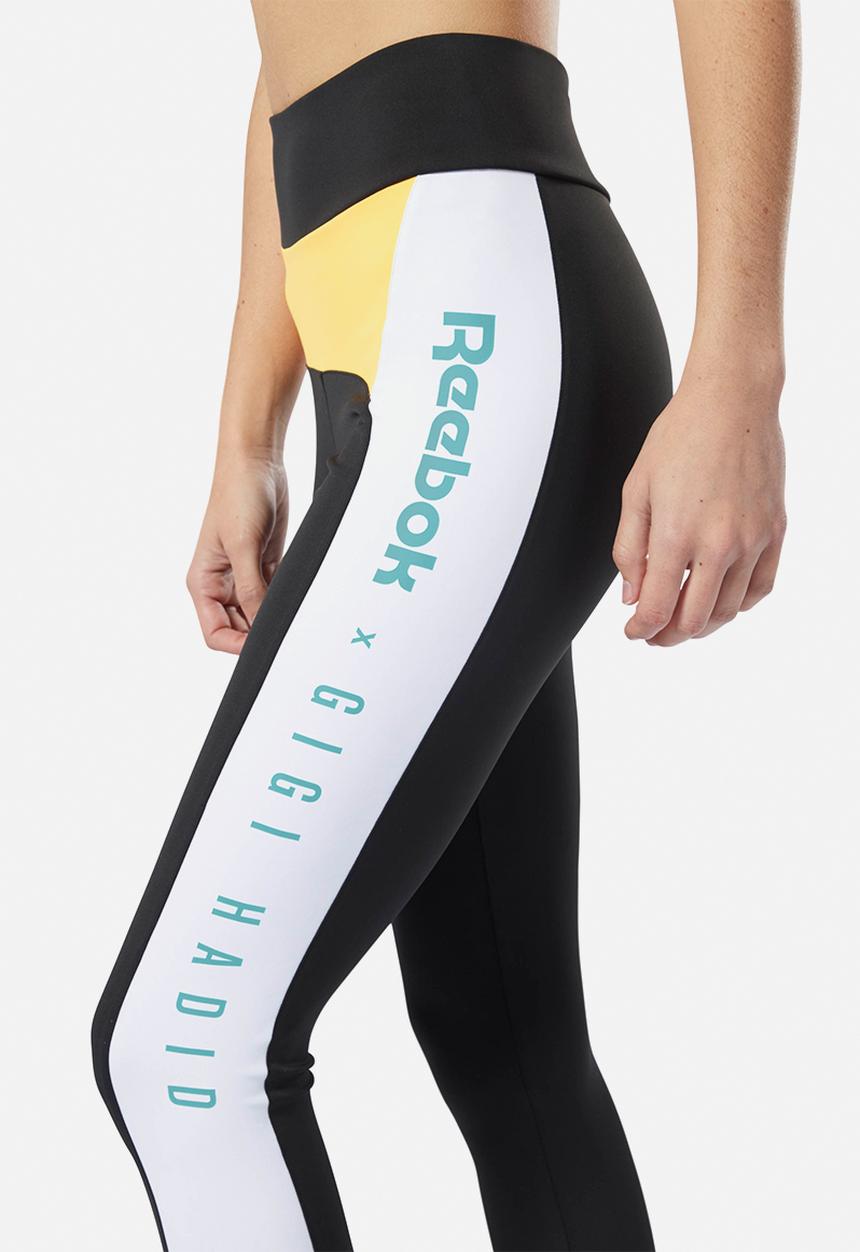 Reebok Classic - Gigi Hadid x Reebok legging - black & white