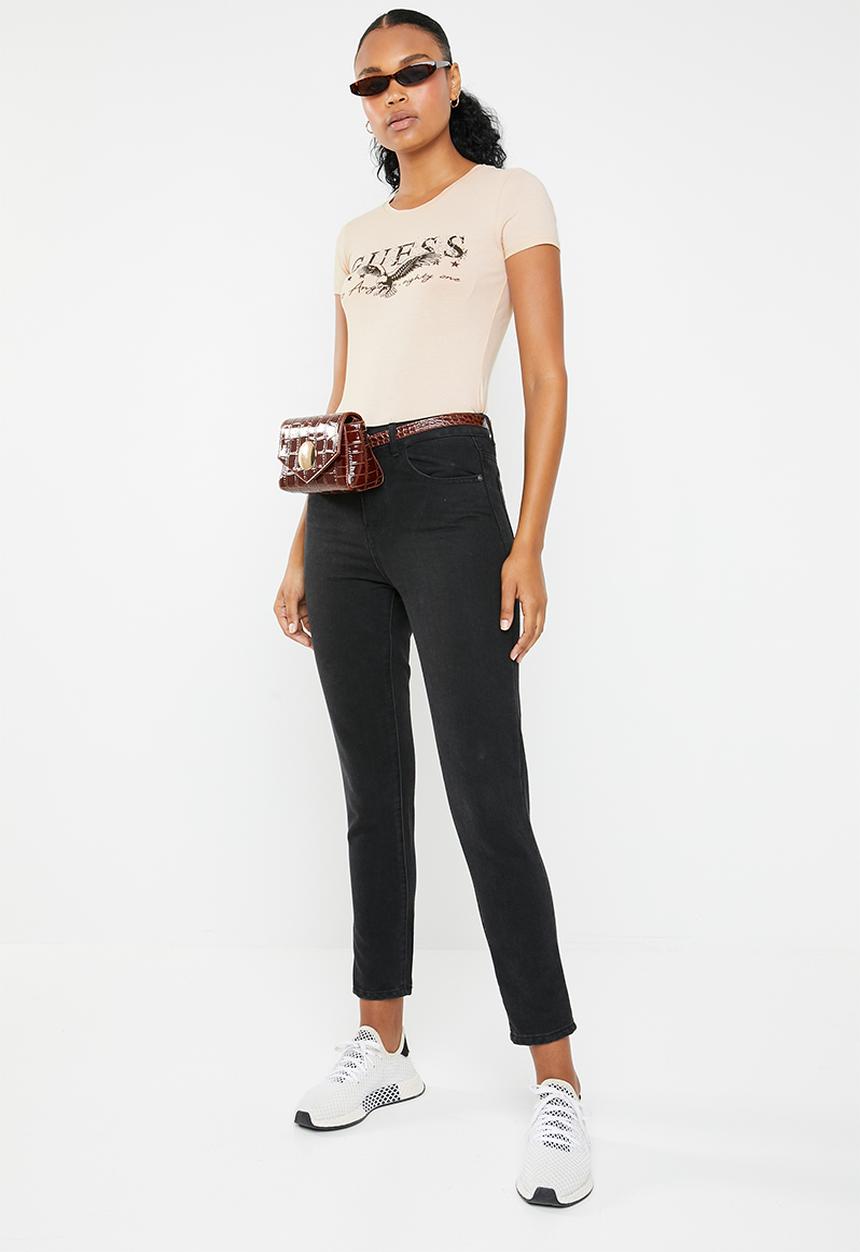 GUESS - Short sleeve eagle tee - pink