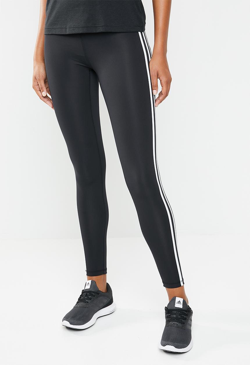 adidas Performance - 3 Stripes training tights - black