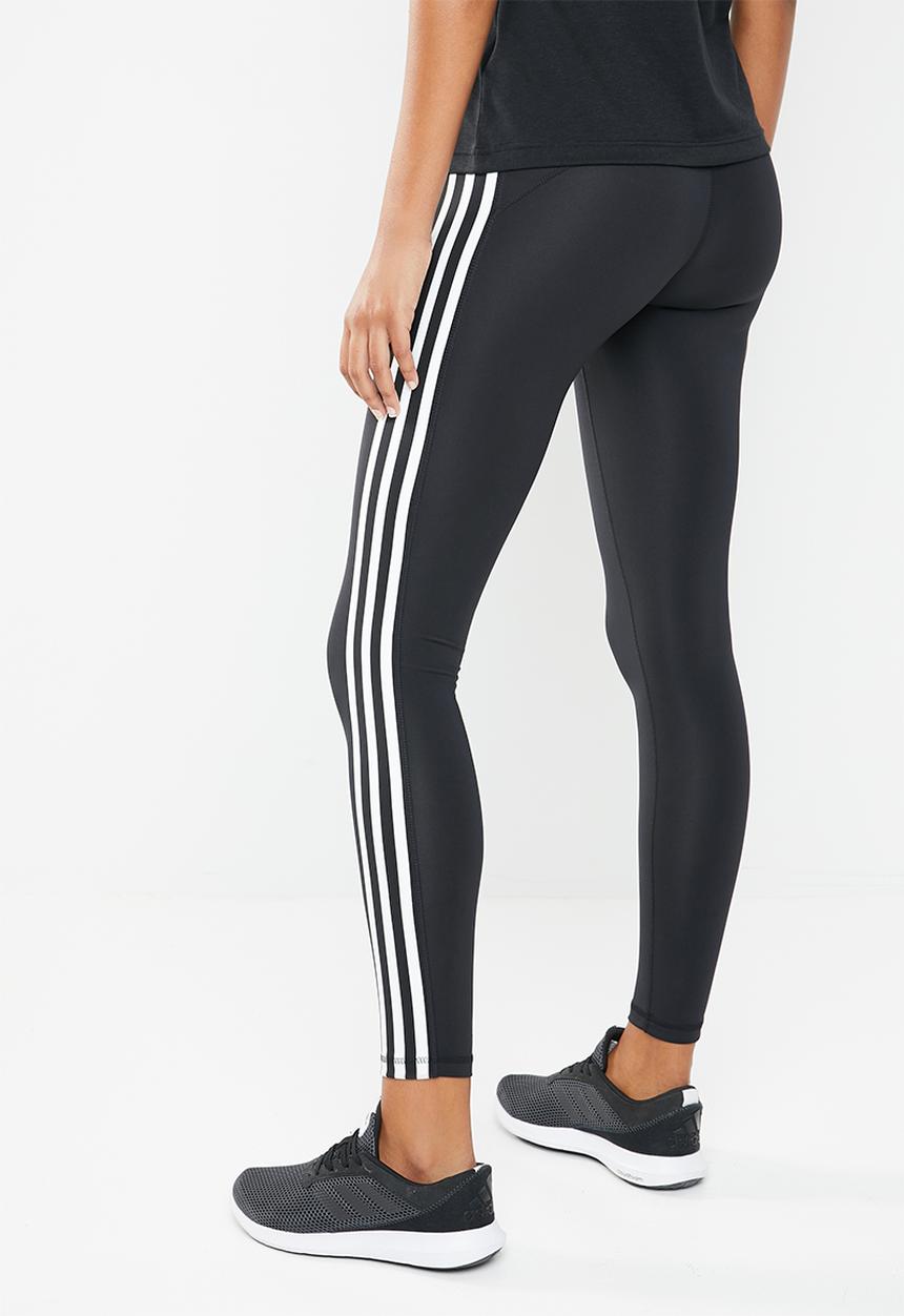 adidas Performance - 3 Stripes training tights - black