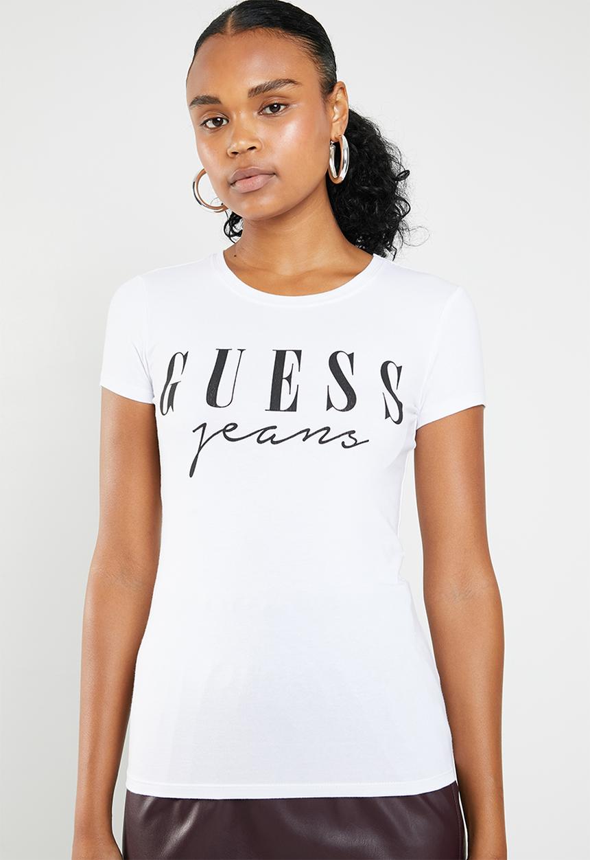 GUESS - Short sleeve classics tee - white