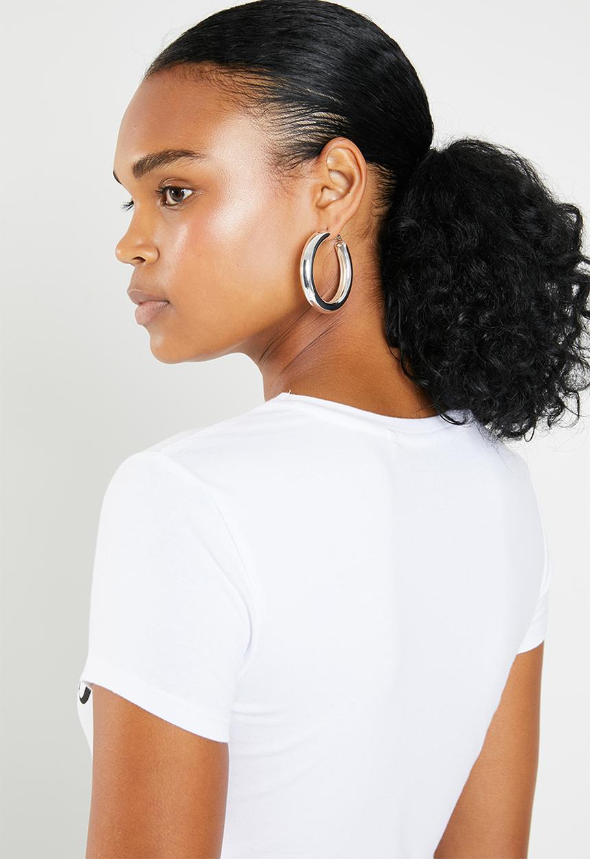 GUESS - Short sleeve classics tee - white