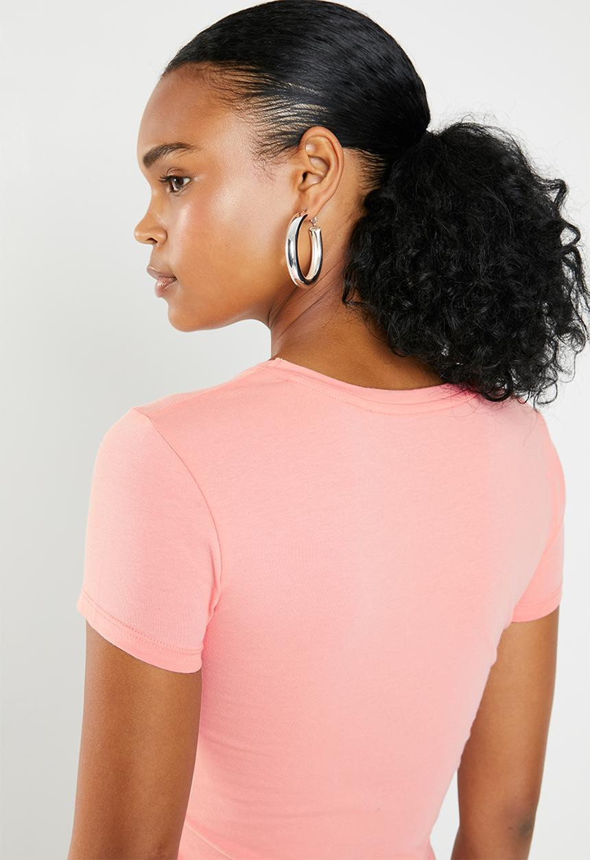 GUESS - Short sleeve 1981 tee - peach