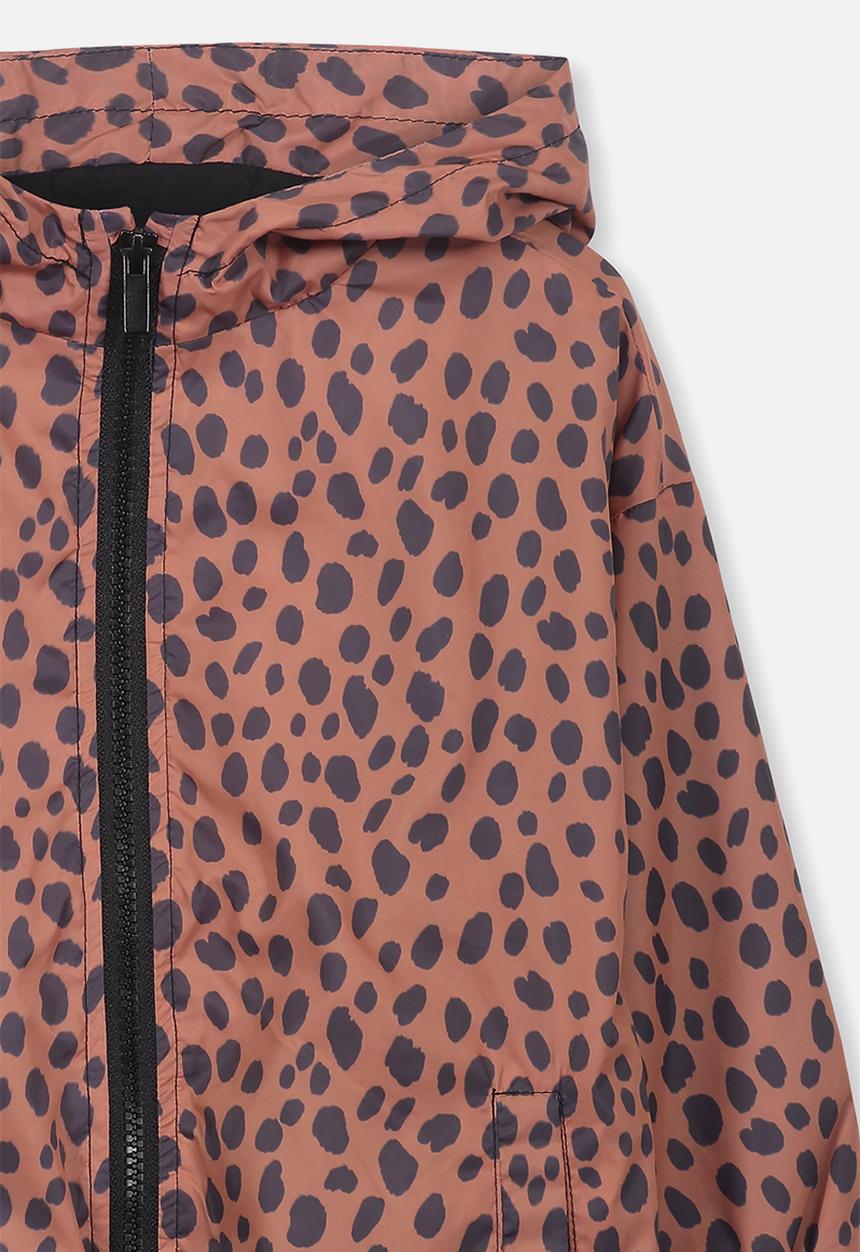 Cotton On - Whitney spray jacket - orange & black 