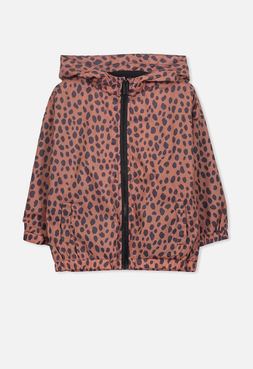 Cotton On - Whitney spray jacket - orange & black 
