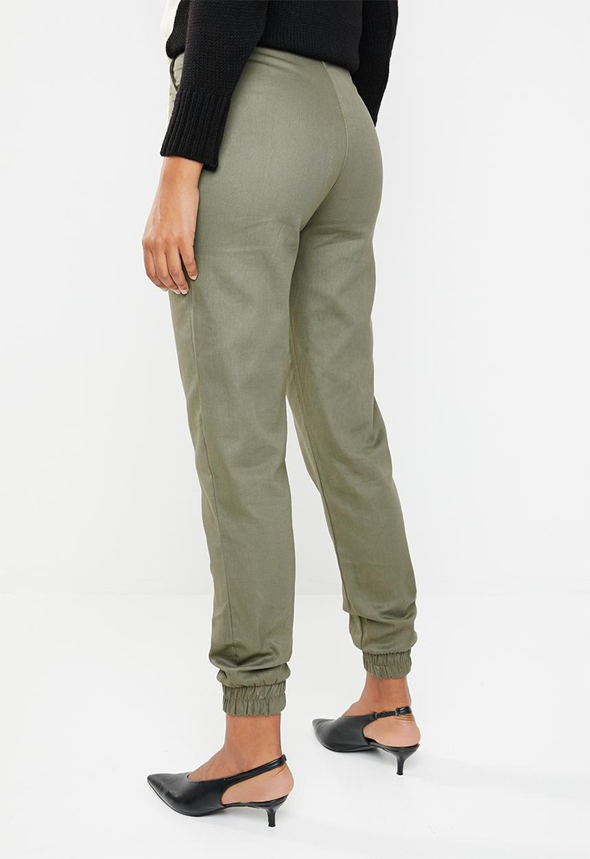 Missguided - Chain cargo trouser - khaki green