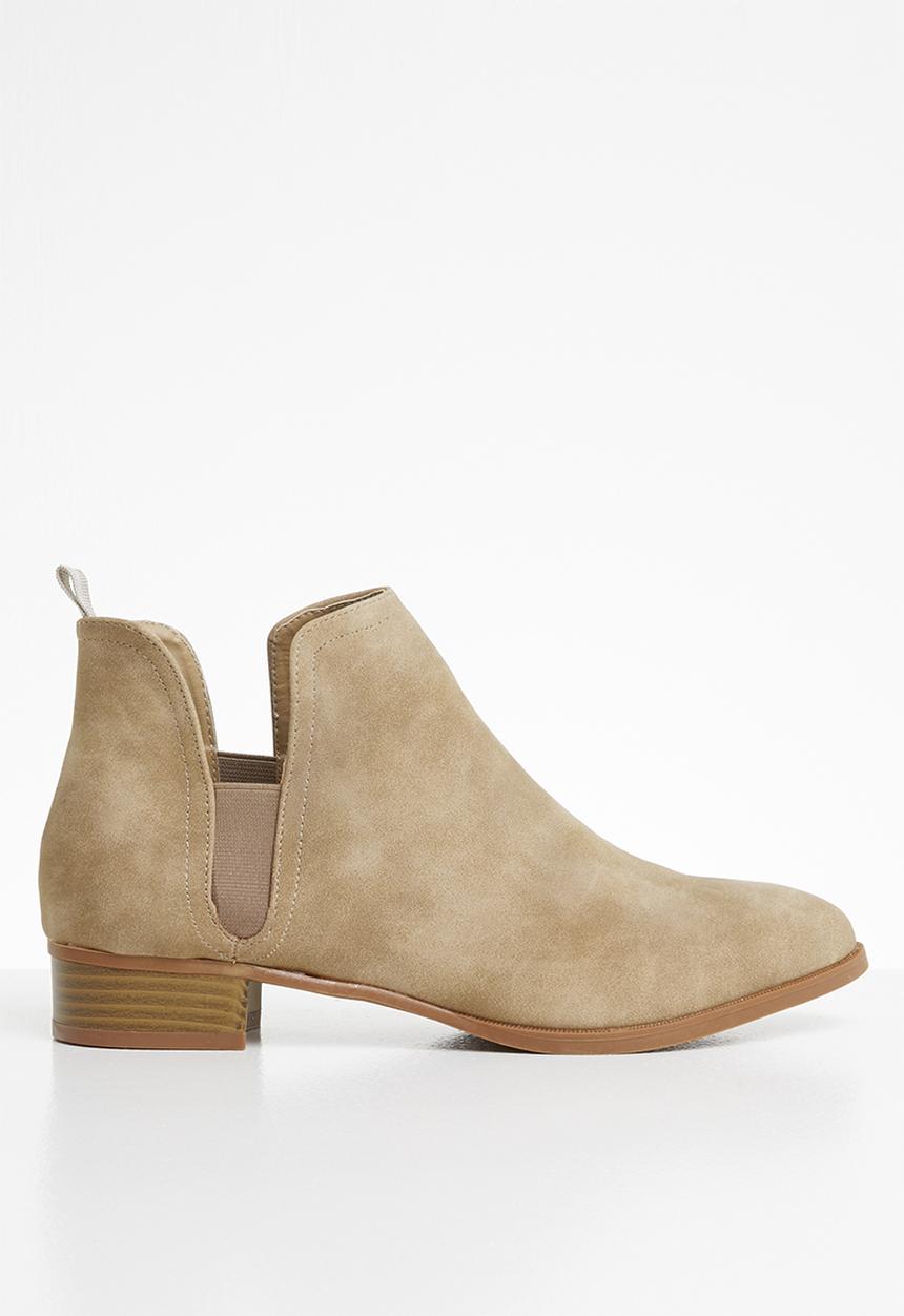 Jada - Slip-on  low heel ankle boots - neutral