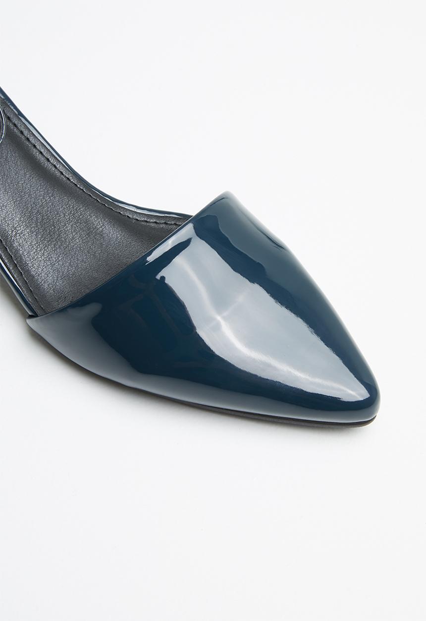 STYLE REPUBLIC - Ankle strap pointy heel - navy