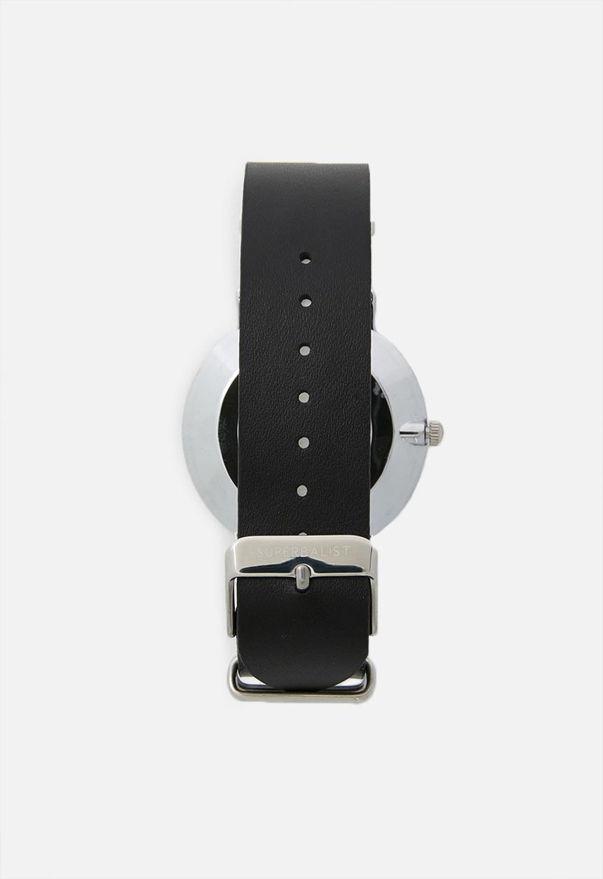 Superbalist - Charlie leather watch - black