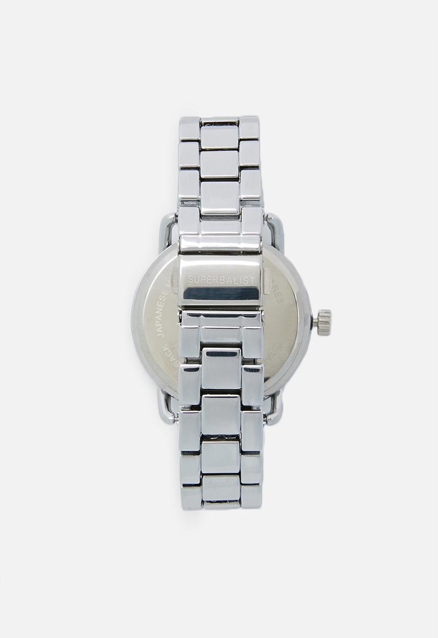 Superbalist - Noah chain strap watch - silver