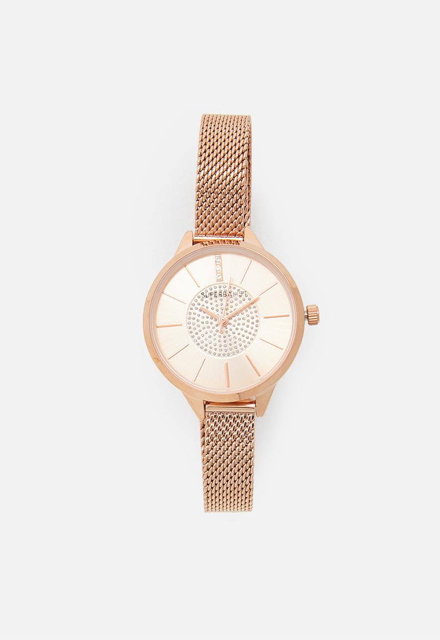 Superbalist - Cara mesh watch - rose gold