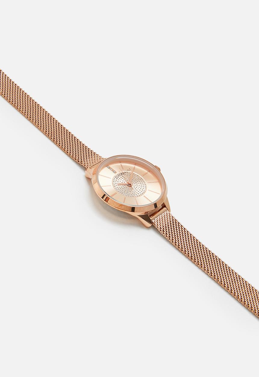 Superbalist - Cara mesh watch - rose gold