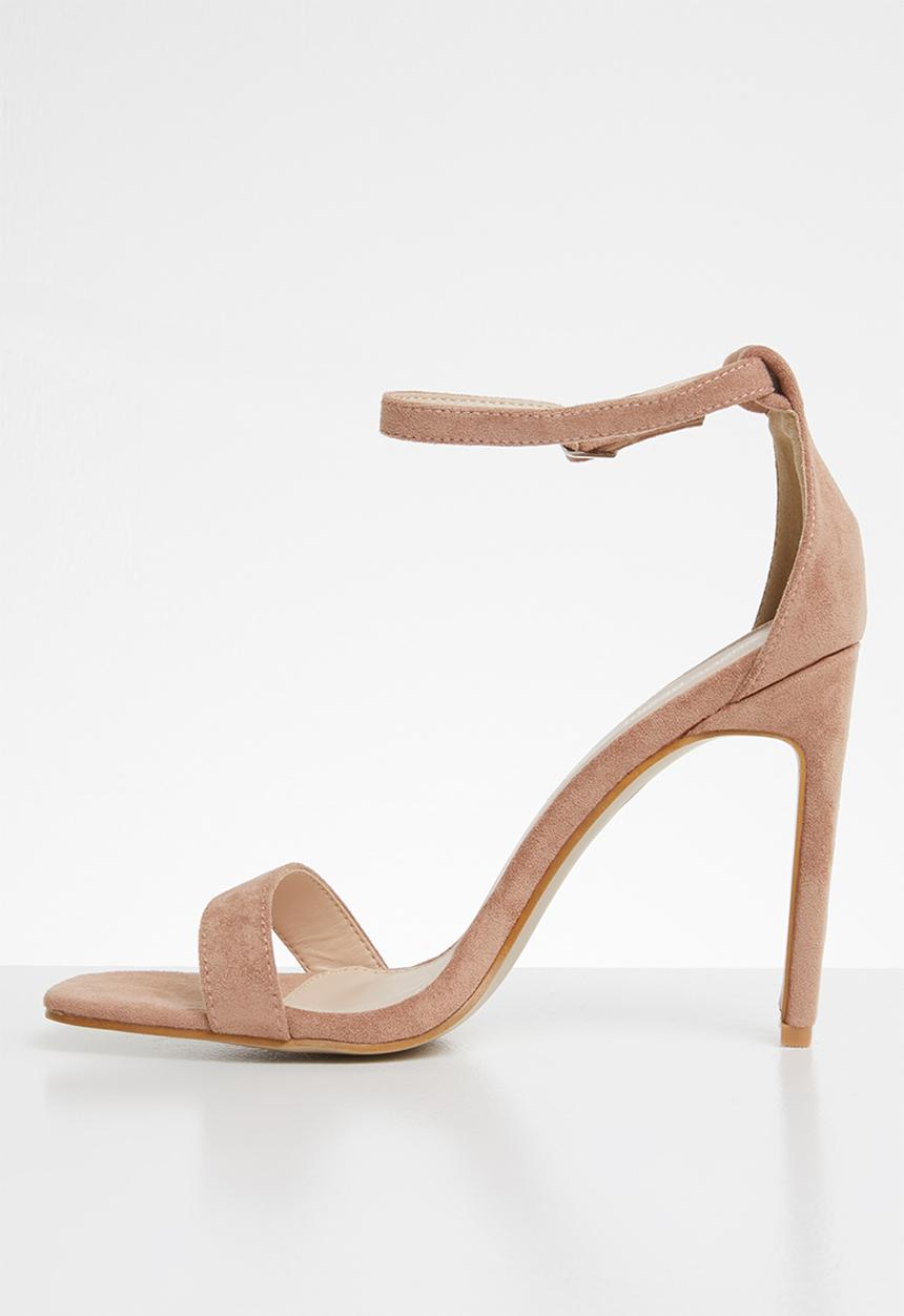 Public Desire - Crown barely there heel - pink