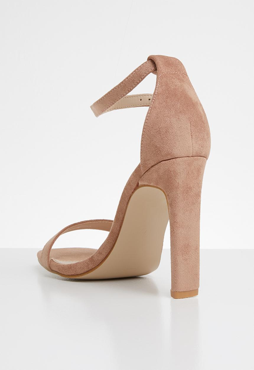 Public Desire - Crown barely there heel - pink