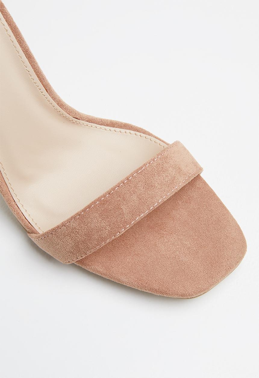 Public Desire - Crown barely there heel - pink
