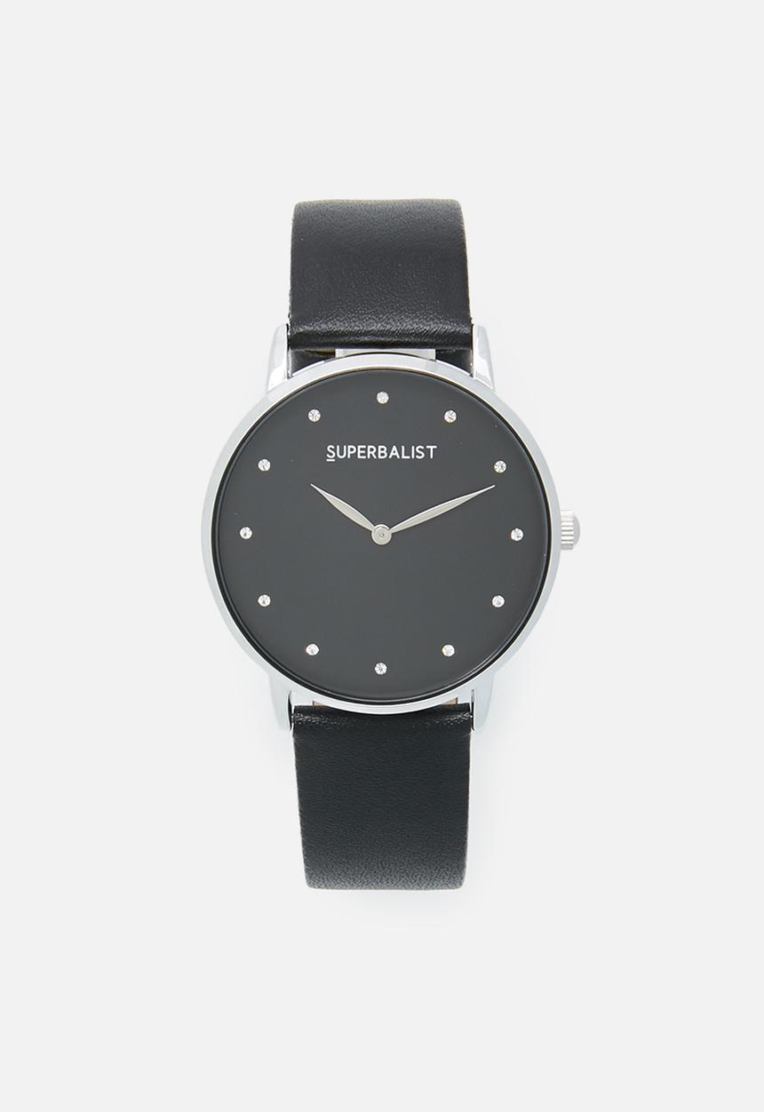 Superbalist - Becky leather watch - black