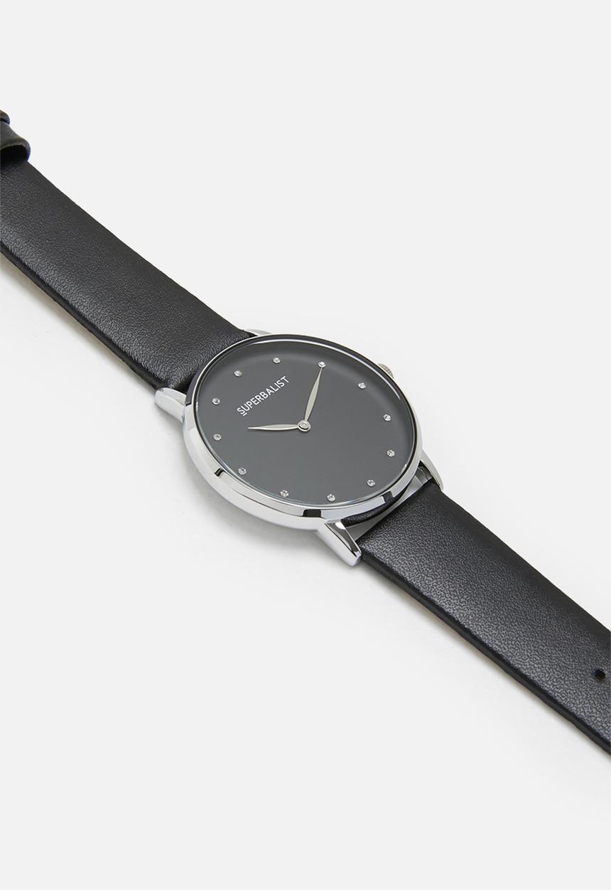 Superbalist - Becky leather watch - black