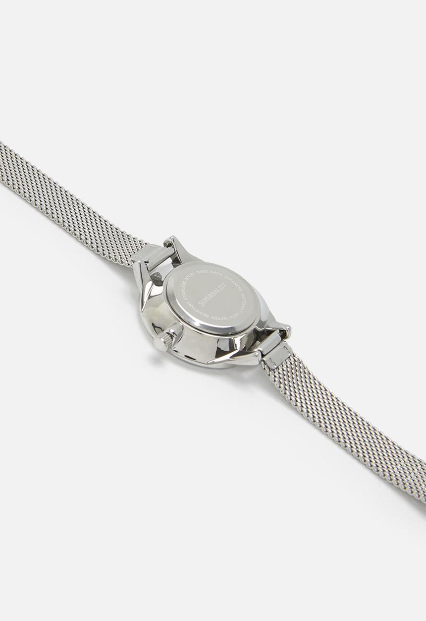 Superbalist - Cara mesh watch - silver