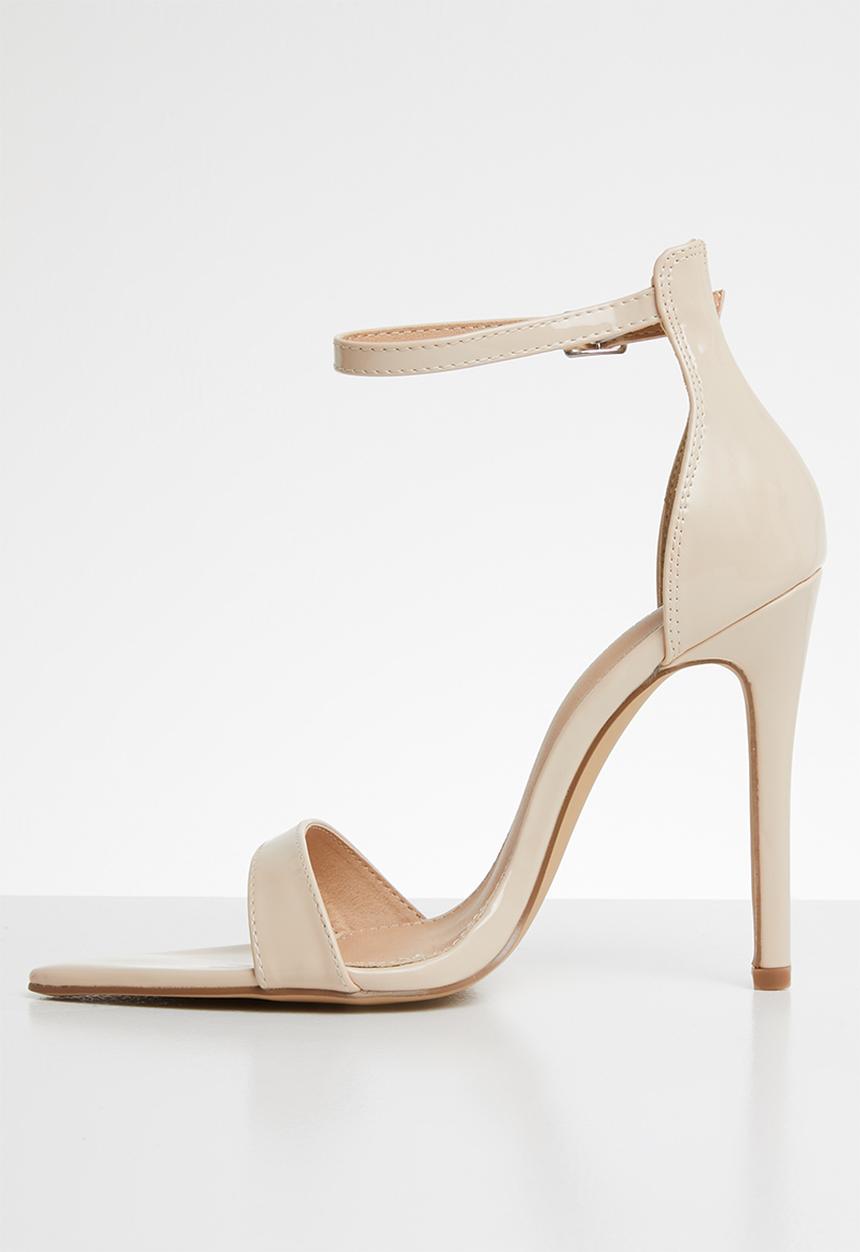 Public Desire - Ace barely there heel - beige 