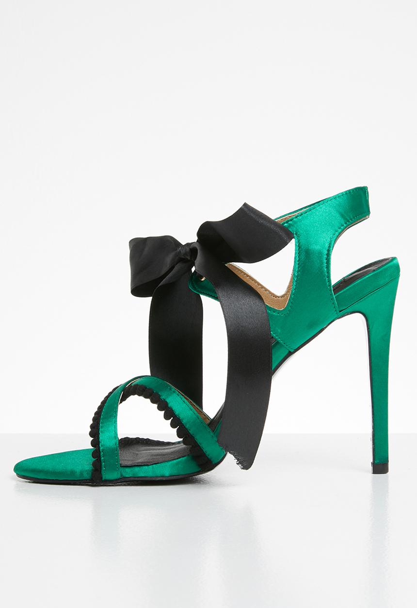 MHNY by Madison - Brittany heel - green & black 