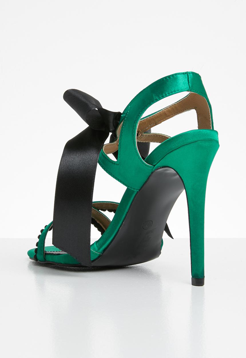 MHNY by Madison - Brittany heel - green & black 