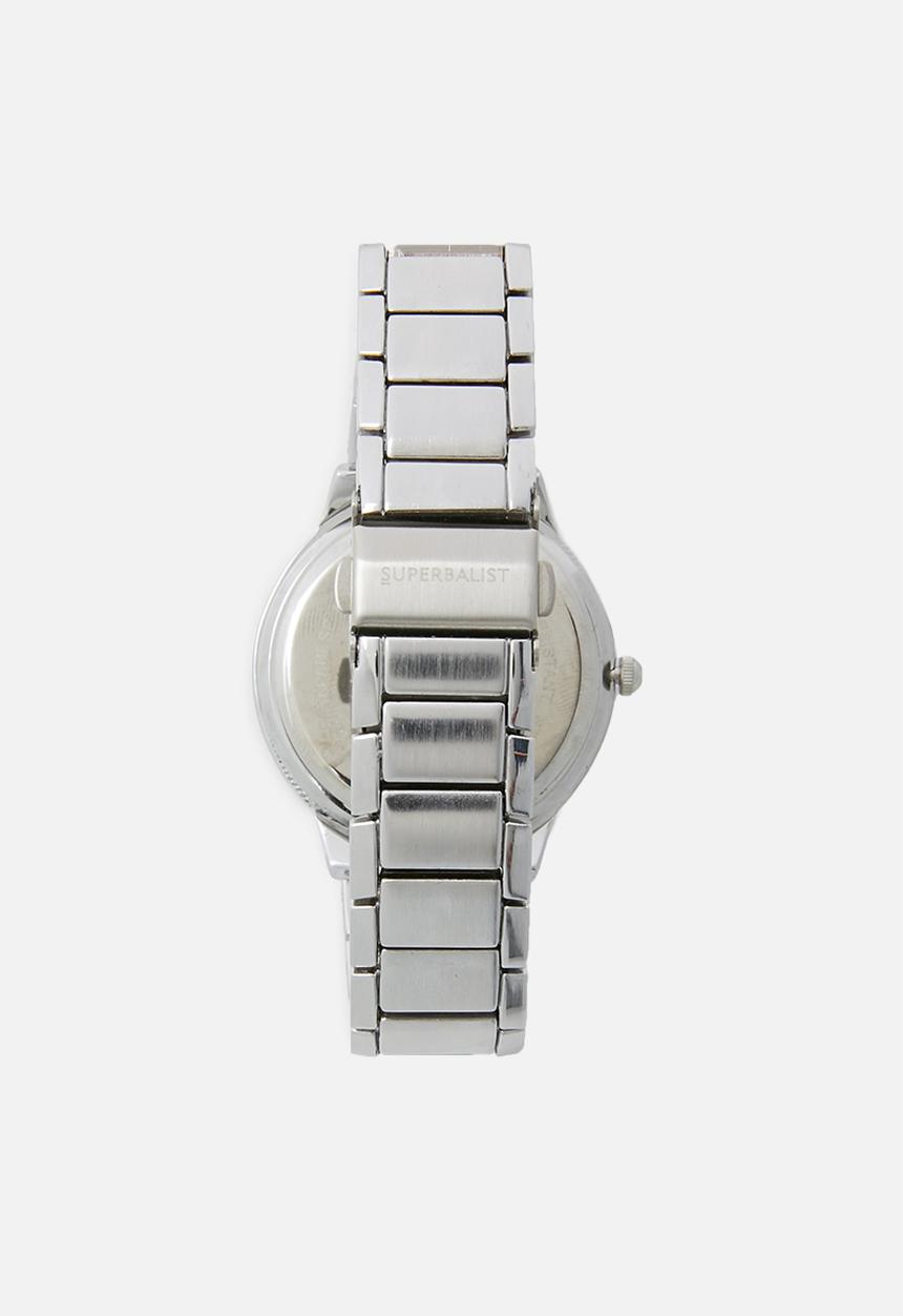 Superbalist - Alan chain strap watch - silver