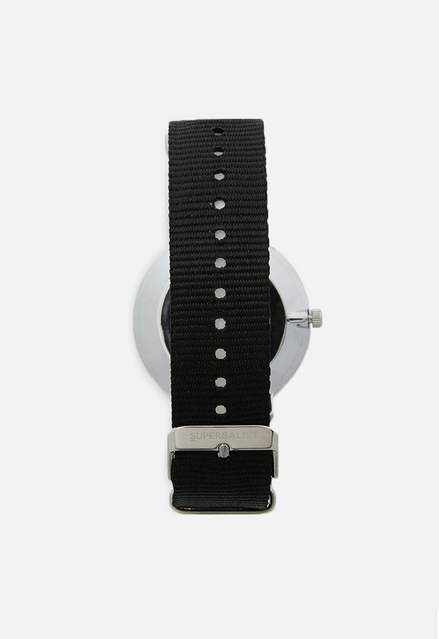 Superbalist - Brett nylon strap watch - black