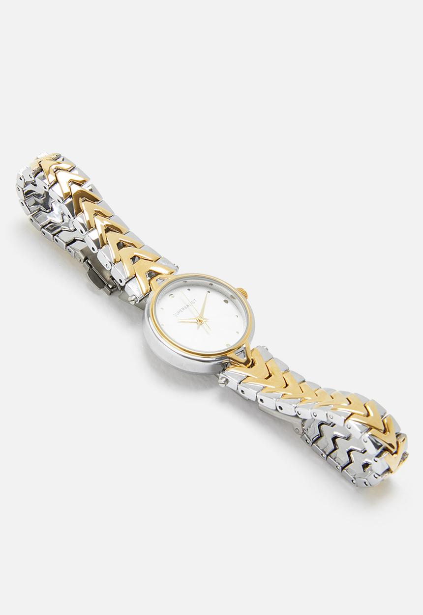 Superbalist - Maya two-tone watch - gold & silver