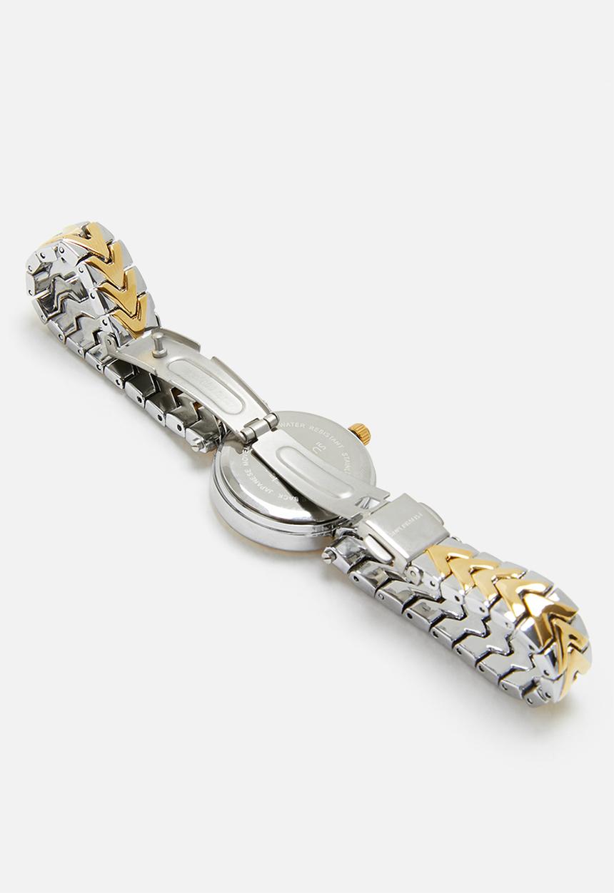 Superbalist - Maya two-tone watch - gold & silver