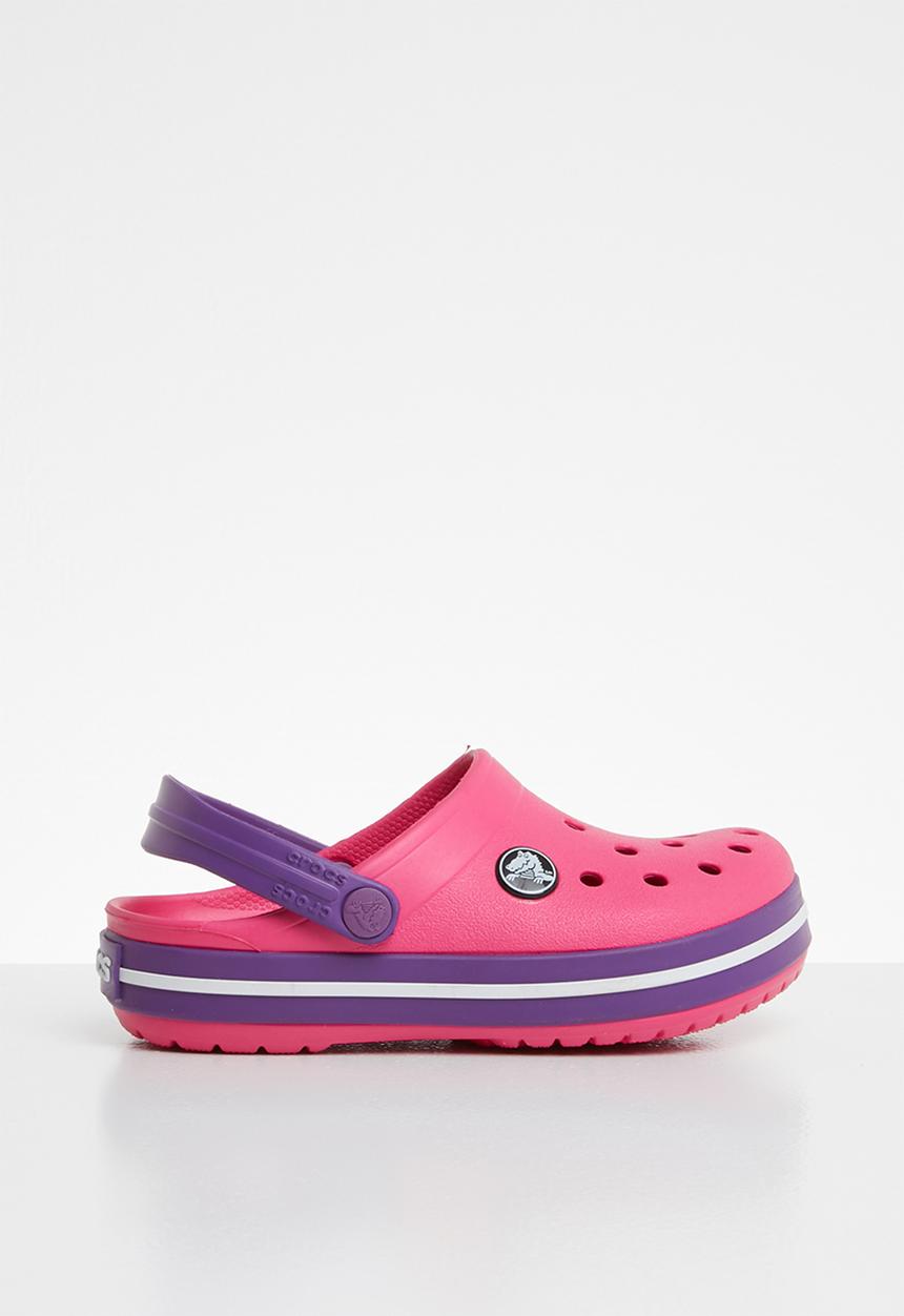 Crocs - Kids croc band clog - pink & purple