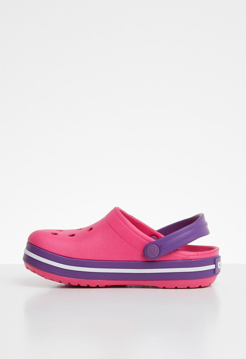 Crocs - Kids croc band clog - pink & purple
