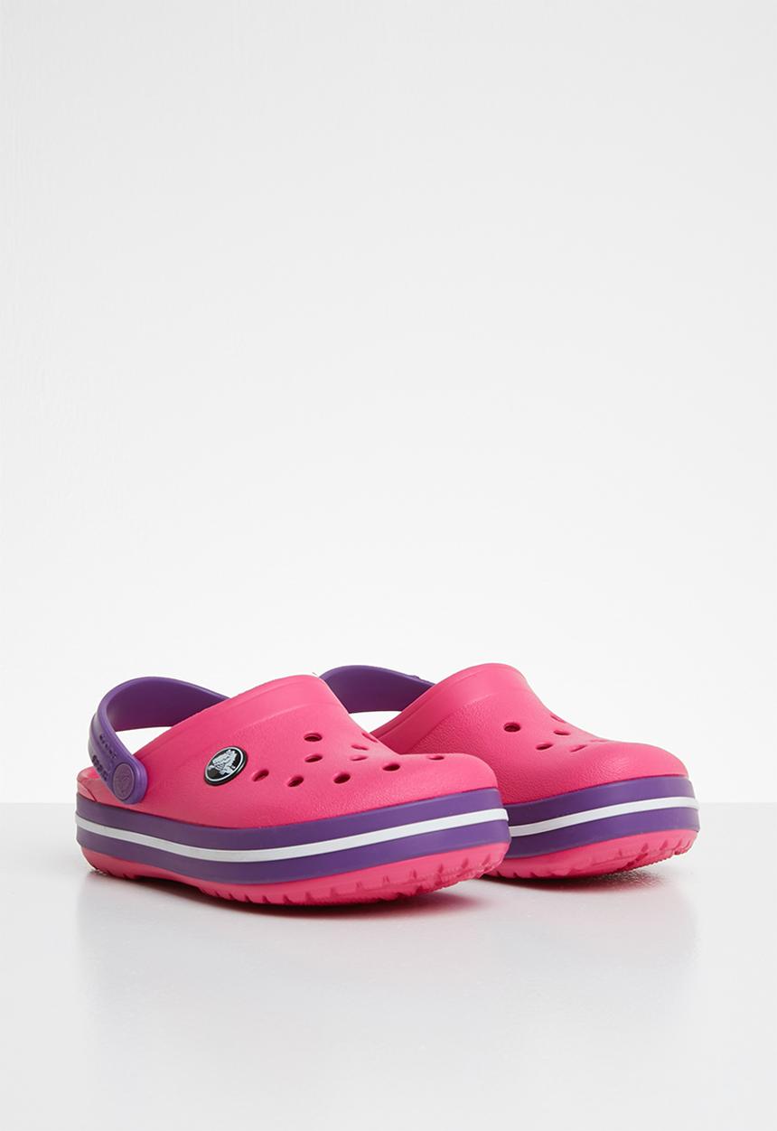 Crocs - Kids croc band clog - pink & purple