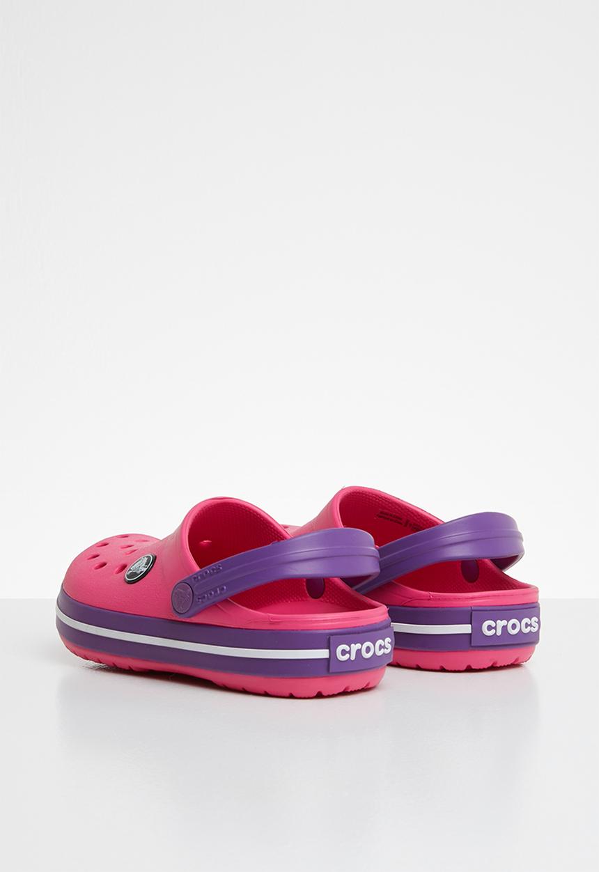 Crocs - Kids croc band clog - pink & purple