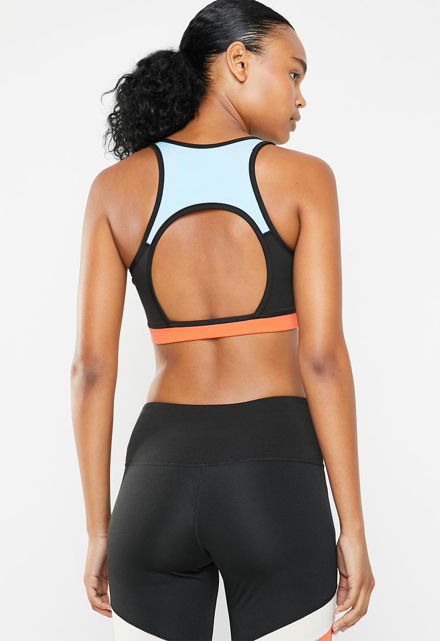 South Beach  - Colourblock open back detail support top - multi