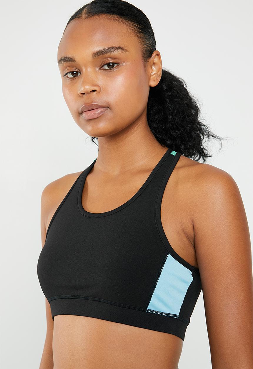 South Beach  - Colourblock open back detail support top - multi