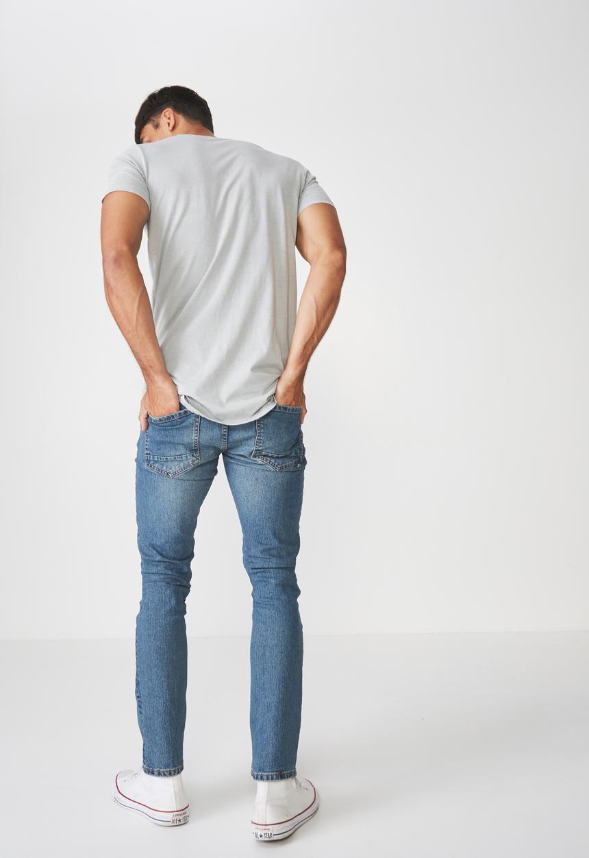 Cotton On - Heritage slim fit jeans - blue