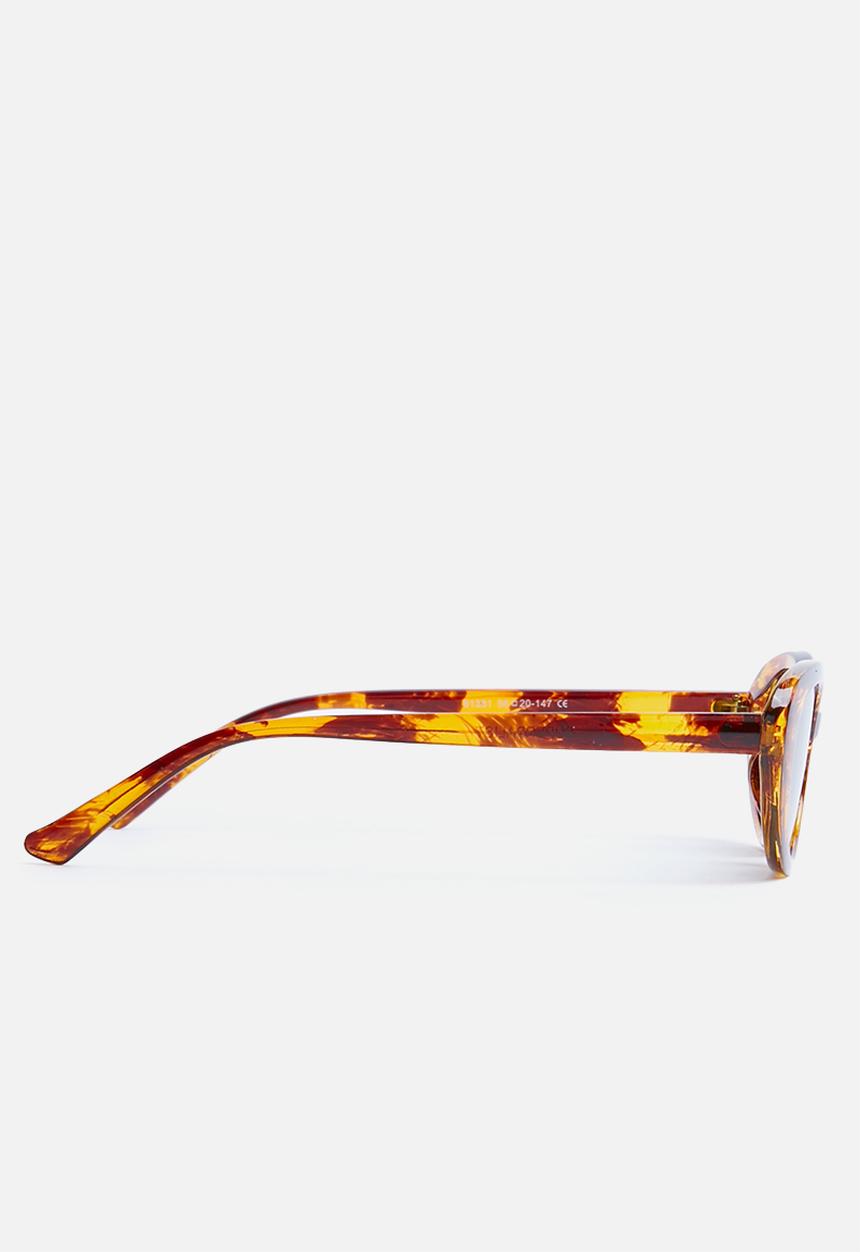 Superbalist - Tyra oval sunglasses - brown 